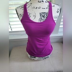LULULEMON Size 4 Vibrant Purple Tank Top. Used Excelent Condition